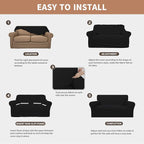 Easy-Going 100% Waterproof Oversized Loveseat Cover, Couch Cover - Image 5
