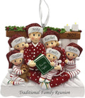 2025 Family Christmas Ornament – Personalized Ornament for Families – Custom Family Ornament – Holiday Tree Decoration Keepsake Gift (Family of 6)