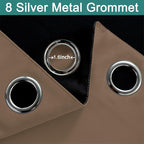 Yakamok Khaki Blackout Curtains 84 Inches Long - Image 7