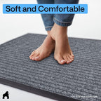 GORILLA GRIP Waterproof Traffic Guard Door Mat, 2 Pack Indoor Outdoor Durable - Image 8
