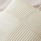 MIULEE Cream White Decorative Lumbar Throw Pillow Covers 12x24 Inch 2 Pack | - Image 2