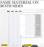NICETOWN Draperies Curtains Panels, 2 Panels, 29 by 40, Blocking Out 50% - Image 6