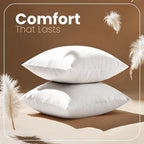 Utopia Bedding 24x24 Pillow Inserts, 2 Pack | Indoor cushion inserts - Image 4