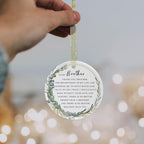 Brother Ornaments 2025 Brother Xmas Ornament Brother Christmas Ornament for Brother Forever Best Brother Ever Gift Double-Sided Printing Ceramic (2.9"
