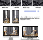 Simplebrand Ava Grey Short 24 Inches Blackout Curtain 2 Panels Set, Half Window - Image 8