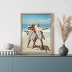 wall26 Custom Framed Poster Wall Art for Living Room, Bedroom Canvas Prints for Home Decoration Ready to Hang - 8"x10" Natural