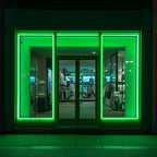 GZBtech Flexible LED Neon Rope Lights 33FT,AC 110-120V Waterproof Strip Light, 120 LEDs/M Cuttable Connectable Neon Lighting for Indoor Outdoor Home Decor/Commercial Building Use-Green 10M