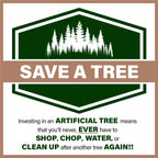 Fraser Hill Farm 9-Ft. Carmel Pine Slim Artificial Christmas Tree with Dual Multicolor & Warm White LED Lights and Stand, Prelit Foldable Fake Tree with Realistic Foliage for Home Decoration