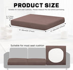 8Pcs Outdoor Cushion Covers, Elastic Patio Cushion Covers | Washable, - Image 2