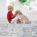 Washable Rugs 8x10 Area Rugs for Living Room, Dining Room, Playroom | Ultra - Image 6