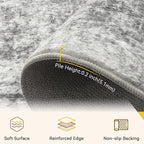 RELEANY Washable Round 4ft Area Rug - Image 3