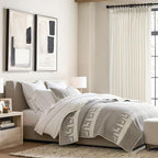 78 Inches Long Pinch Pleated Semi Sheer Curtains, Natural Linen Blended Light - Image 8