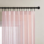 Joydeco Sheer Curtains 84 Inches Long, Window Curtains Privacy Assured - Image 2