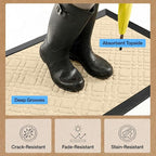 GORILLA GRIP 100% Waterproof All-Season WeatherMAX Doormat 35x23, US Designed - Image 5
