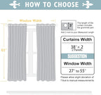 ChrisDowa White 100% Blackout Curtains - Image 6