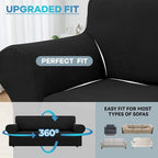 LURKA Stretch Loveseat Sofa Slipcovers 1 Piece Couch Covers - Image 4