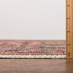 Keen Home Design 4x6 Rug - Machine Washable Area Rug with Non-Slip Backing, Ideal for Living Room, Dining Room, Bedroom - Vintage, Easy Clean, Durable, Low Pile Rug - (4' x 6')