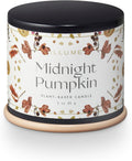 ILLUME Noble Holiday Collection Midnight Pumpkin Demi Vanity Tin Candle, 3 oz