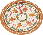 Christmas Tree Skirt,Gingerbread Xmas Tree Skirt Rustic Farmhouse Tree Skirt for Christmas Decor Xmas Holiday Home Party Decorations30