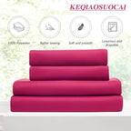Hot Pink Fuchsia Pinch Pleated Curtains Blackout 84 Inches Long, Room Darkening - Image 5