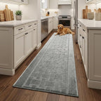 Runner Rug 22 ft, Extra Long Non-Slip Washable Rug, Rubber Backing, Rolled in - Image 2