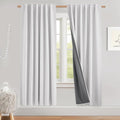 NICETOWN 100% Blackout Linen Curtains by NICETOWN