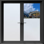 Window Privacy Film with Installation Tools, Static Cling, Anti UV, Heat Control, Ideal for Home Shower Office Glass Door (White Frosted【Glue-Free】, 45.2X78.7Inch)