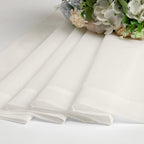 Chyhomenyc Sheer Curtains Tiers 2 Pieces Set, Light Filtering Small Curtains 24 - Image 7