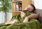 Utopia Bedding Fleece Blanket King Size Olive 300GSM Luxury Fuzzy Soft - Image 6