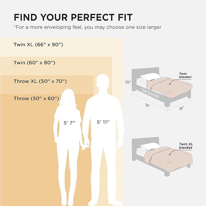 Bedsure Soft Twin XL Blanket for Bed Dorm Coral Pink 66"x90" | Birthday Gifts - Image 6