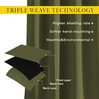 NICETOWN Room Darkening Curtains 63 inches Long - Image 3