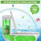 Toilet Bowl Cleaner-Cute Dinosaur-Shaped Toilet Bowl Cleaner Bottle Automatic Bathroom Toilet Tank Cleaner Easy-To-Use Septic Safe Toilet Cleaner in Bottle with Jasmine Scent (1, green)