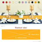Sioloc Yellow Cheesecloth Table Runner Fall Autumn Decor for Home 10ft Table Cloth for Wedding Birthday Party Halloween Thanksgiving Decorations