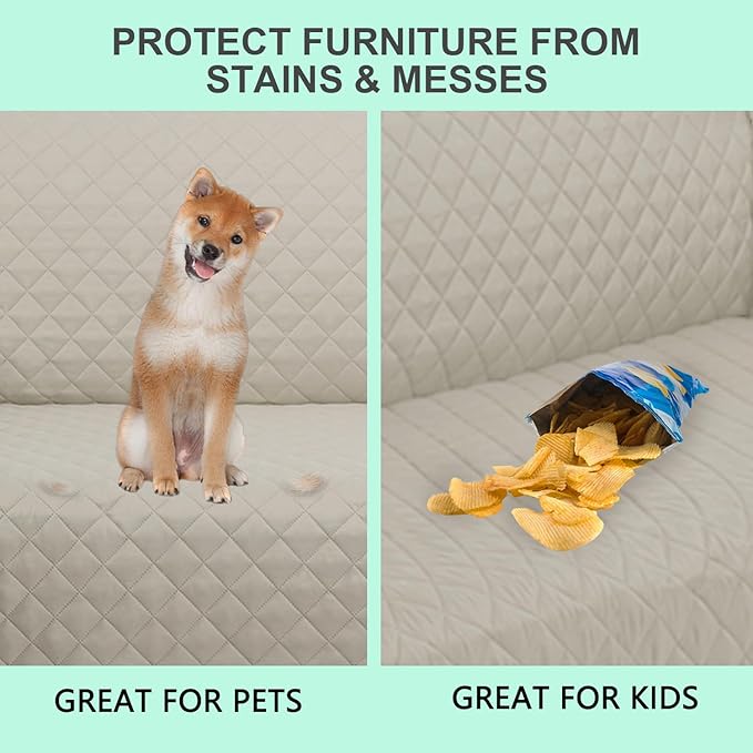 Reversible Recliner Chair Covers, Water Repellent, Chair Protectors Covers - Image 5
