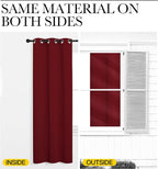 NICETOWN Christmas Blackout Curtain Panel Grommet - Image 6