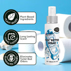 Clean-n-Fresh Toilet Spray, Ocean Mist, Air Freshener Bathroom Spray, Toilet Bathroom Odor Deodorizer, 6.8 Fl.Oz - Sea Salt, Jasmine & Bergamot
