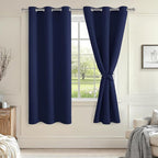 Blackout Curtains for Bedroom, 38 x 63 Inch, 2 Panels | Thermal Insulated by Hiasan