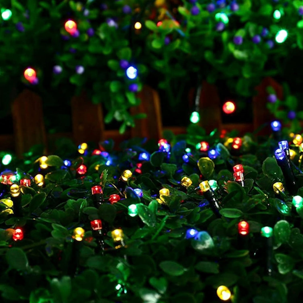 Dazzle Bright Multi-Colored Christmas String Lights, 164ft 2000 LED Waterproof Green Wire Fairy Lights with 8 Modes, Outdoor Lights for Xmas Tree Holiday Wedding Party Christmas Decorations
