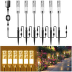 B-right Warm White 3PCS Extension Lights for Path Lights, Extendable Waterproof 0.8W 95 Lumens per Light 2700K (No Adapter)