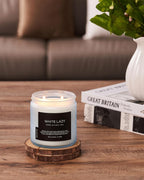 M&SENSE Jasmine & Clean Cotton Spring Scented Candle, 11.6oz Aromatherapy Gifts 2 Wick 70 Hours Long Lasting Burn, Natural Organic Soy Candle, Housewarming Gifts for Dad Mom Friends