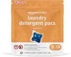 Amazon Basics Laundry Detergent Pacs, Fresh Scent, 120 Count (Previously Solimo)