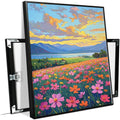 Colorful wildflowers field scenery poster artwork wall decoration wildflowers everywhere wall painting suitable for bedroom home office