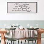 LuZhiQiang Be Strong And Courageous Sign Wall Decor 40"x15" Quote Joshua 1:9 Bible Verse Christian Faith Wood Art Wall (Black)