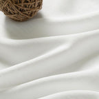 Ivory Linen Curtains 92 Inch Length 2 Panels Set - Image 5