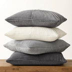 MIULEE Neutral Grey Decorative Throw Pillow Covers 18x18 Inch Set of 4 Modern - Image 6