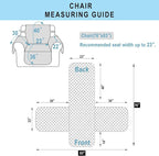 Reversible Recliner Chair Covers, Huntergreen/Sage | Chair Covers - Image 7
