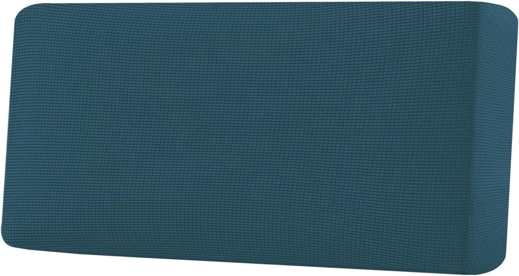 H.VERSAILTEX Super Stretch Individual Seat Cushion Covers Sofa Covers Couch Cushion Covers Slipcover Sets Thick Jacquard Textured Twill Fabric (1 Piece Sofa Cushion Cover, Deep Teal)
