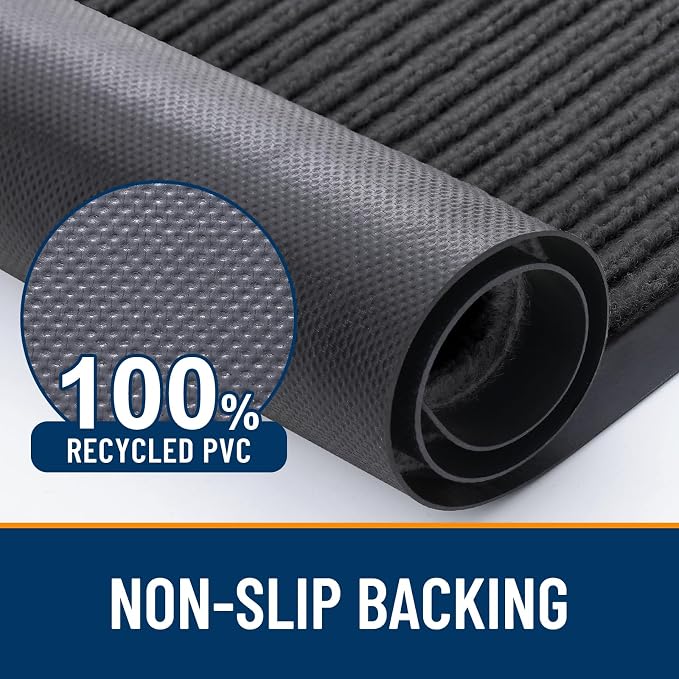 OLANLY Front Door Mat 47x32, Waterproof Heavy-Duty Indoor Outdoor Doormat | - Image 3