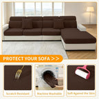 XINEAGE Couch Cushion Covers Seat Cushion Cover Thick Stretch Sofa Slipcovers 3 - Image 6