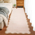 GarveeHome Scalloped Washable Runner Rug 2x6 Non Slip Kitchen Rugs by GarveeHome